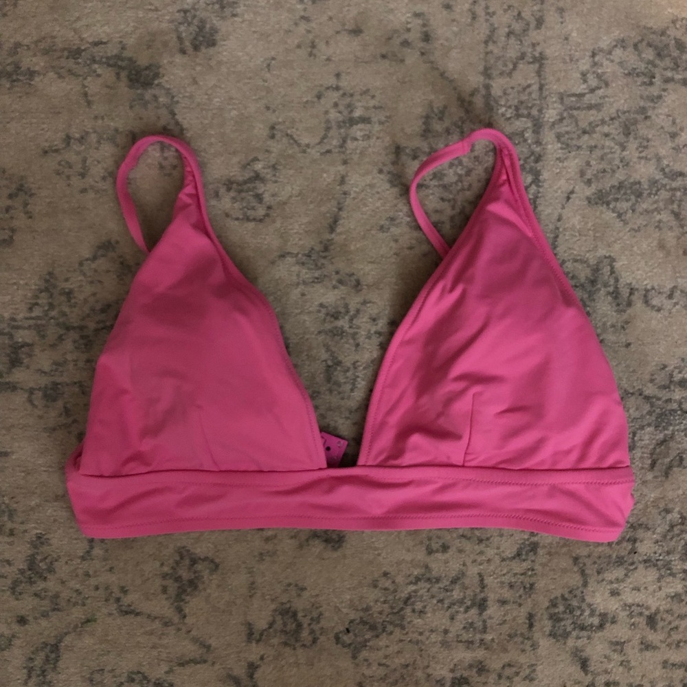 J Crew pink bathing suit top
